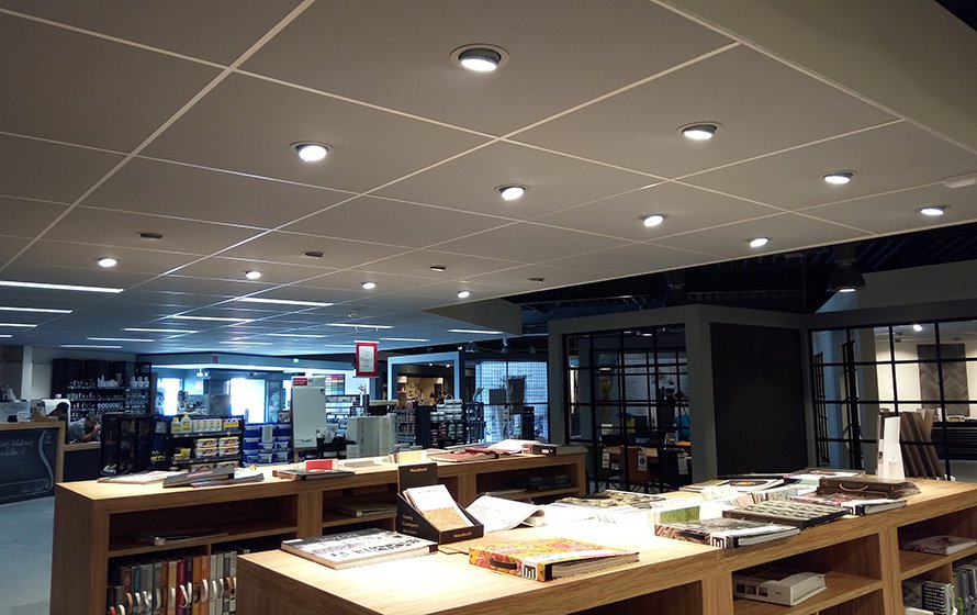 LED Gimbal Downlights For a Furniture shop in Nertherlands