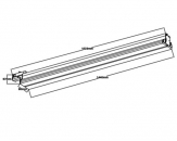 Track Linear Lighting - LC-LL1604-2x30W